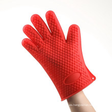 Guantes de goma de silicona resistentes al calor